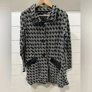 Anthropologie- Nick & Mo Houndsooth Cardigan Coat